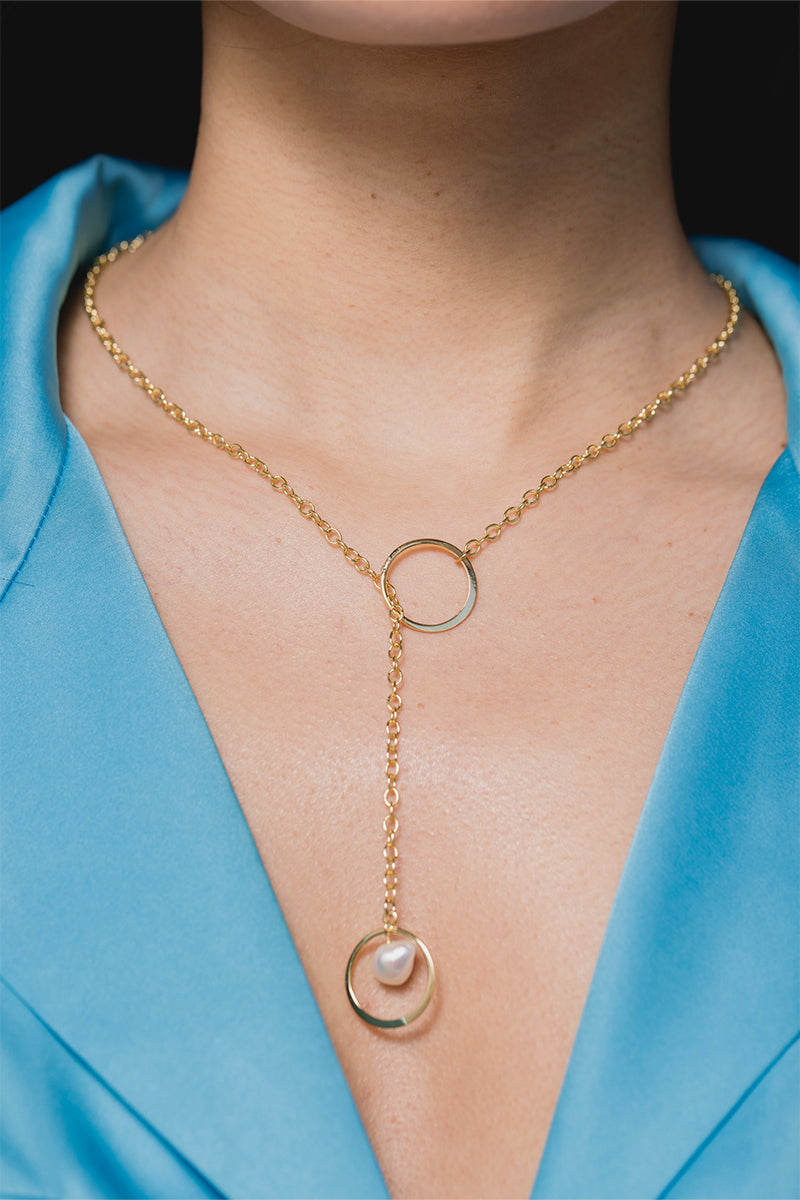 The Girona Lariat Necklace
