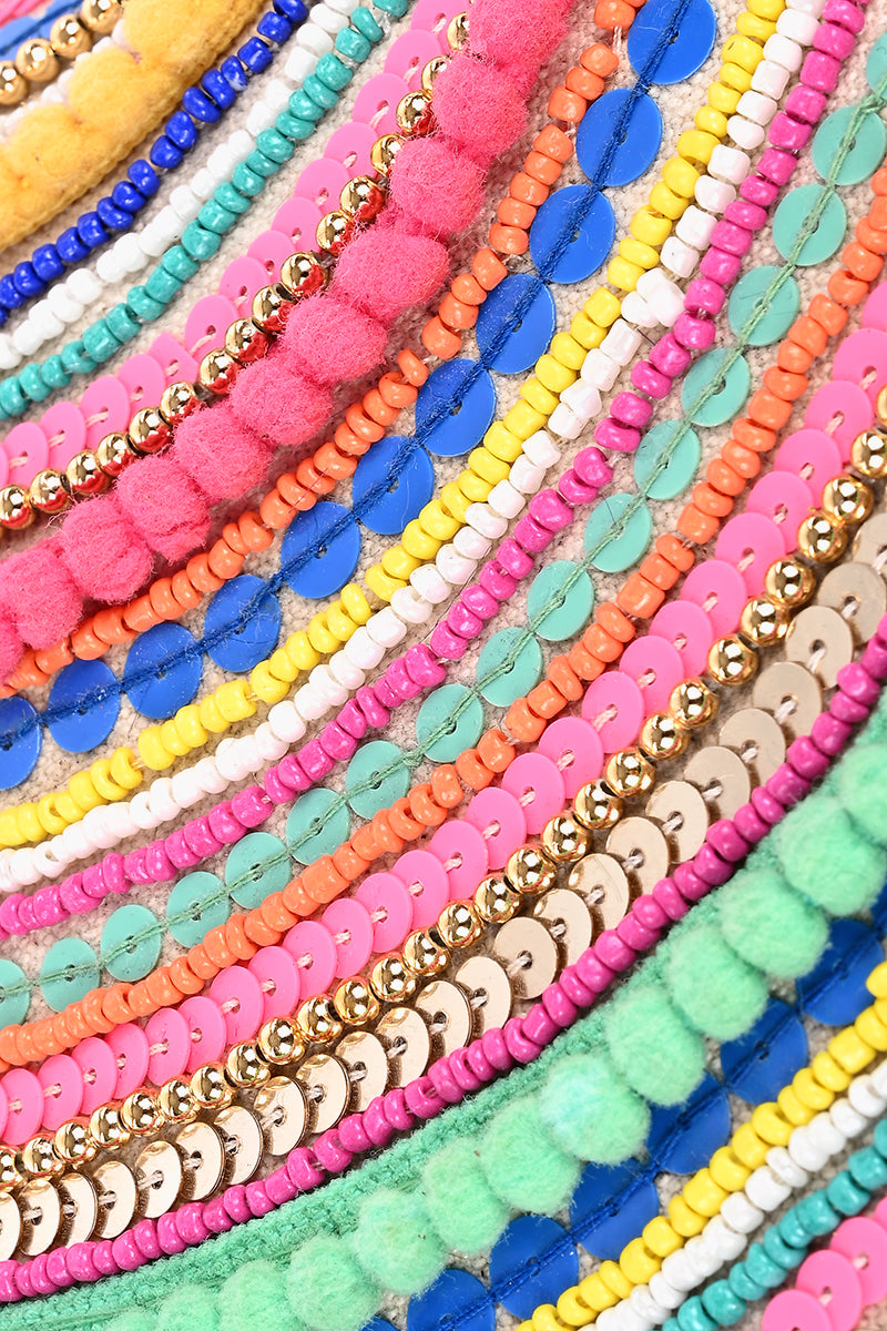 New Confetti Embellished Clutch