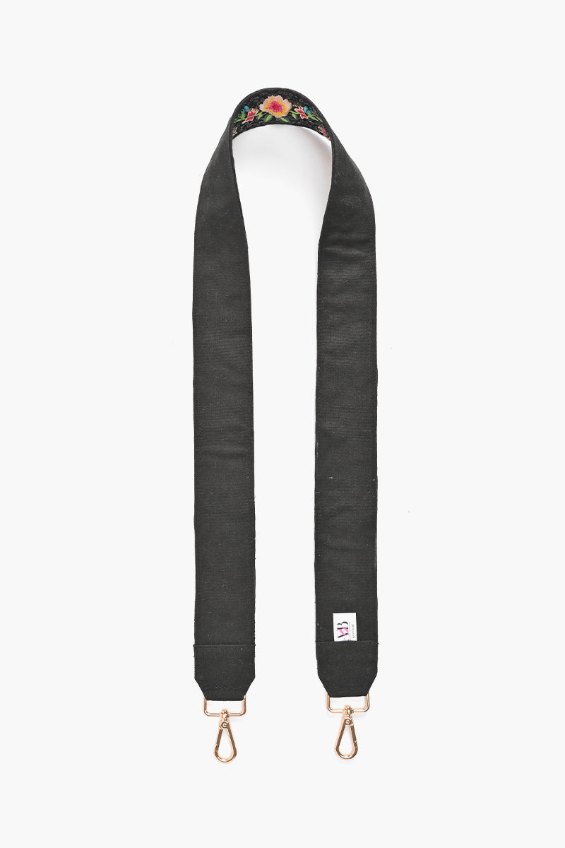 Bag Strap Black Butterfly