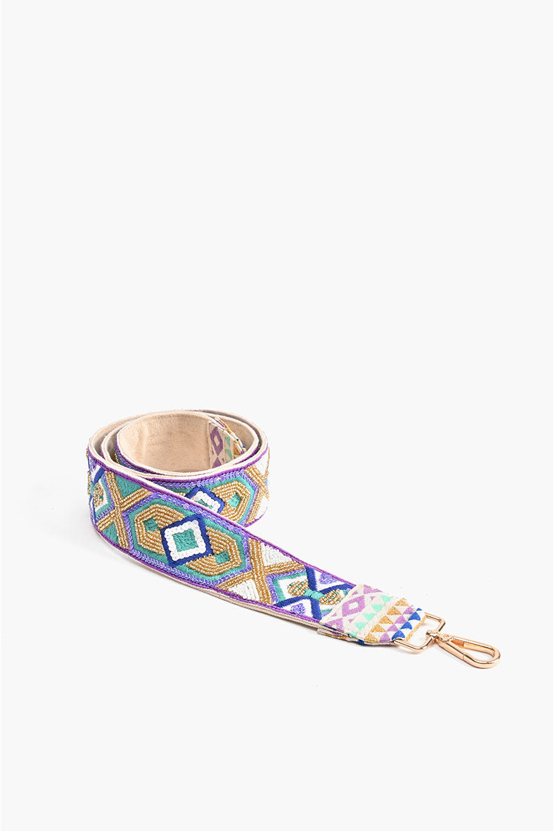 Bag Strap Geo Lilac