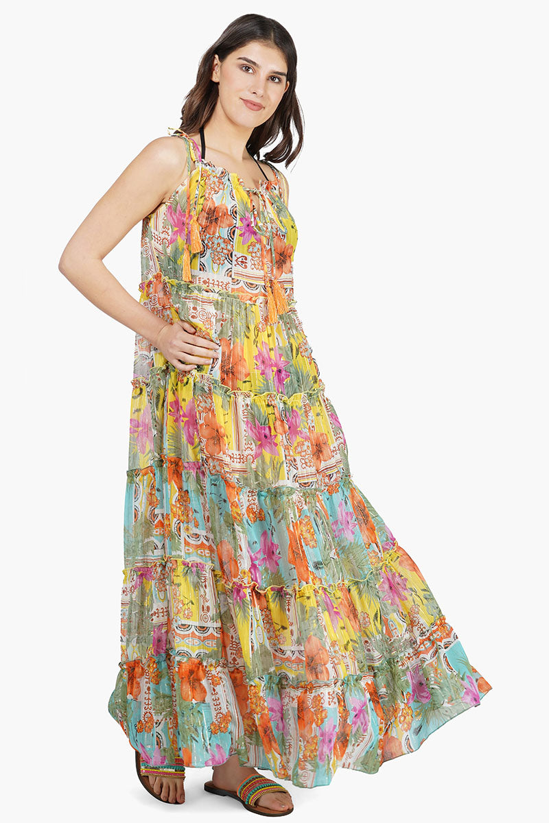 Boho Blissful Tiered Maxi Dress