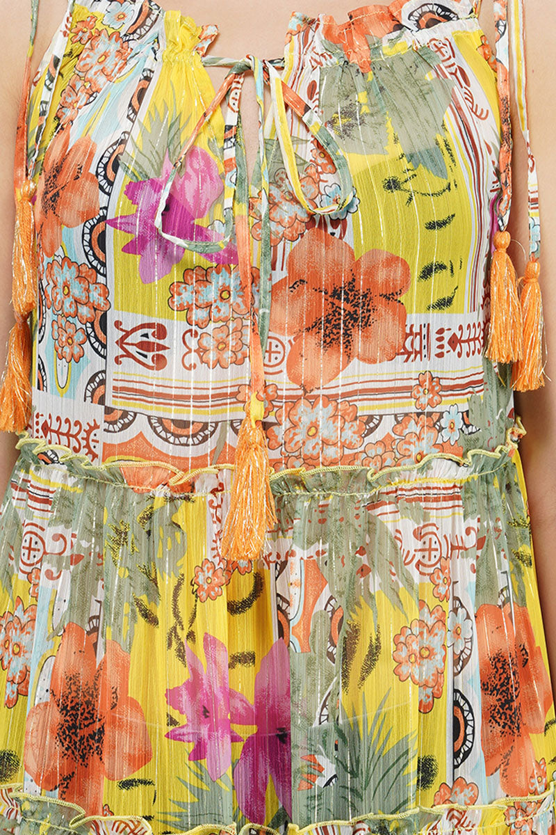 Boho Blissful Tiered Maxi Dress