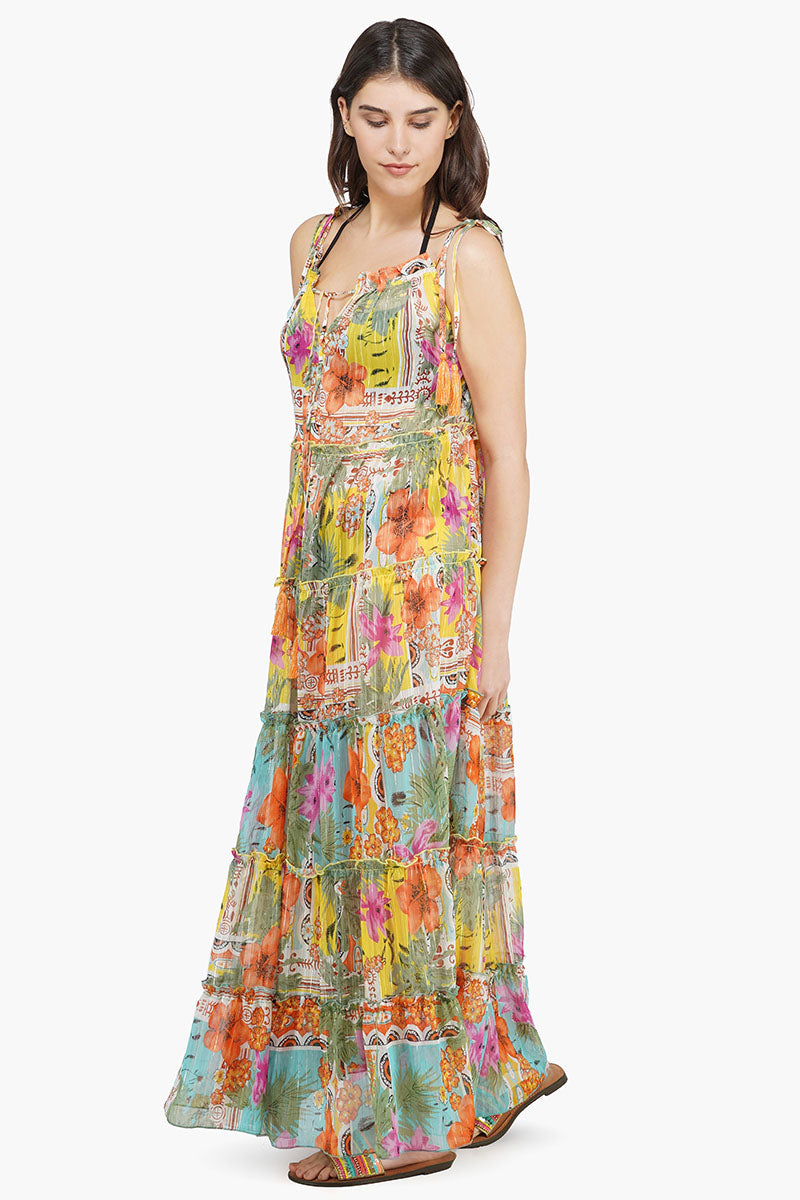 Boho Blissful Tiered Maxi Dress