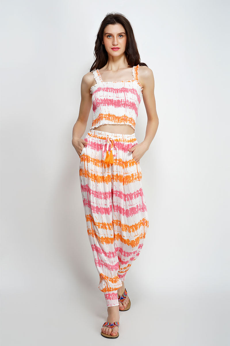 Reva Tie Dye Cropped Top