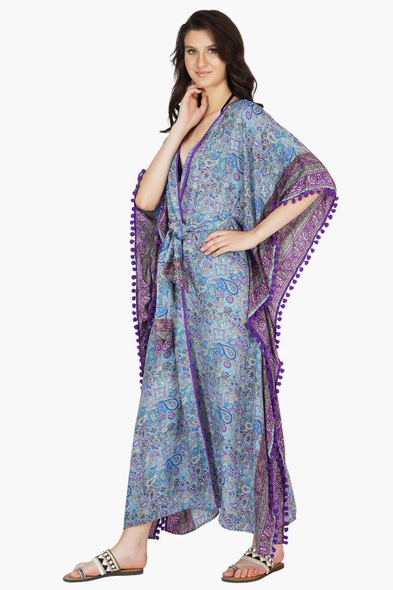 Ana Maxi Kimono Cover Up