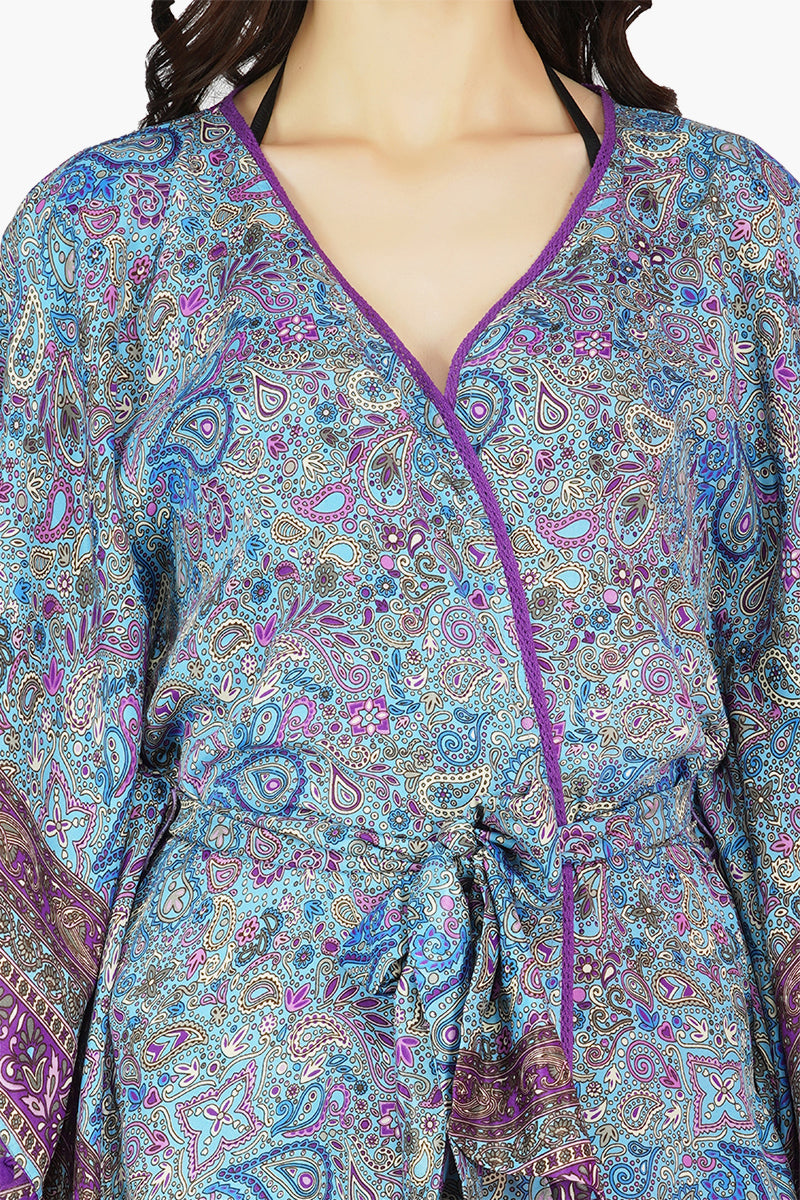 Ana Maxi Kimono Cover Up