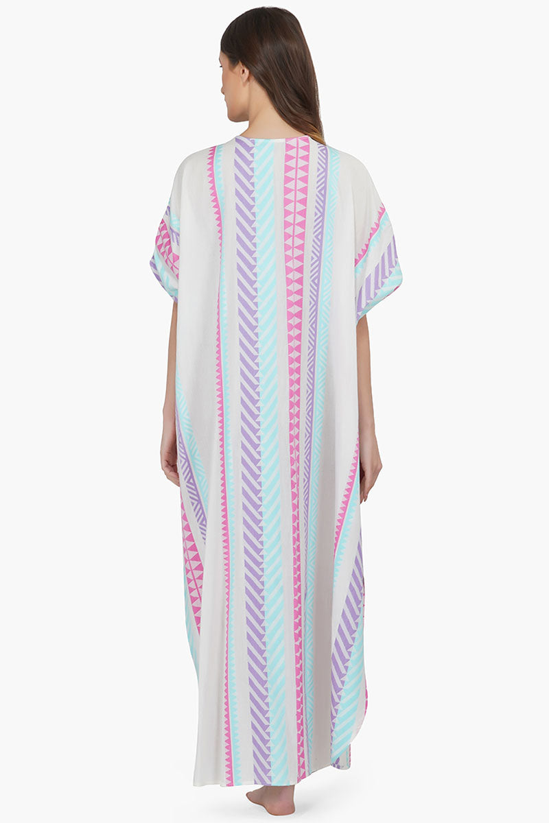 Aztec Yarn Dyed Cotton Cover Up