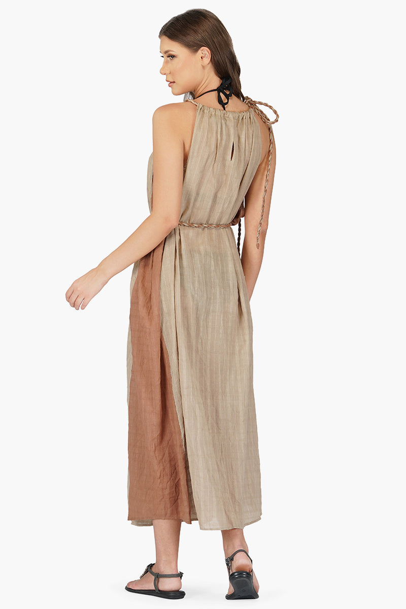 Desert Dust Cotton Maxi Dress