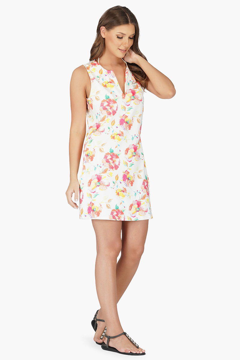 Camellia Floral Short Dress