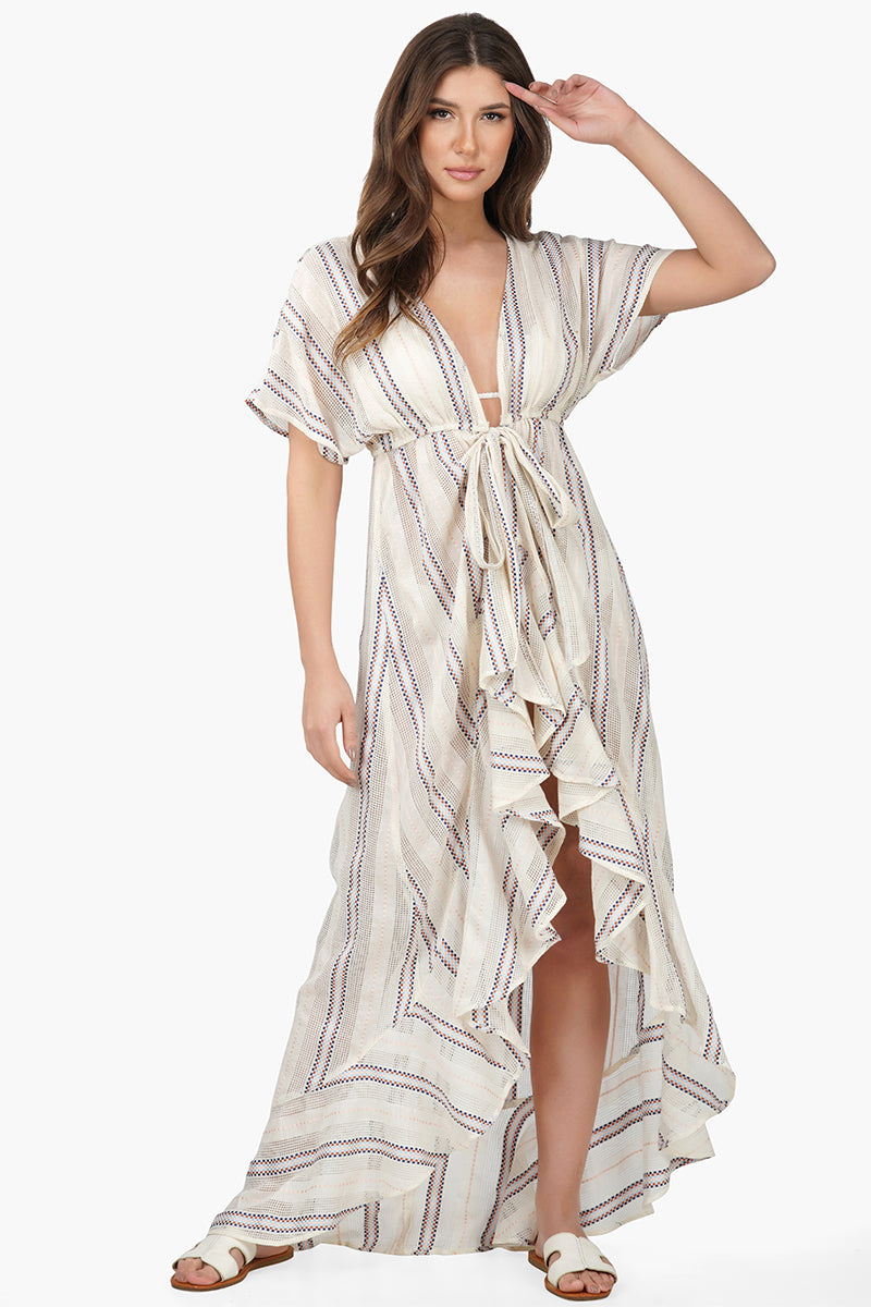 Marie Nautical Cover Up