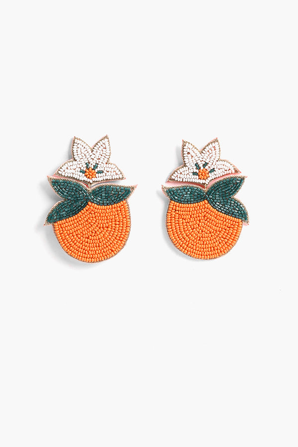 Vermeillion Orange Earrings