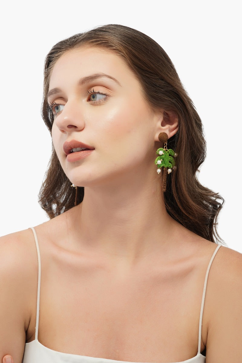 Palm Tree Earrings