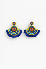 Cool Camo Hand Embellished Earrings