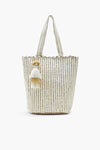 Natural Beauty Upcyled Hand Woven Pink Tote