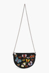 Aztec Embellished Crossbody Pouch with Coin Pouch