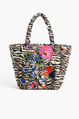 Tiger Lily Tote W/Make up Pouch
