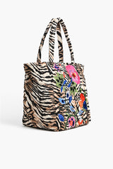 Tiger Lily Tote W/Make up Pouch