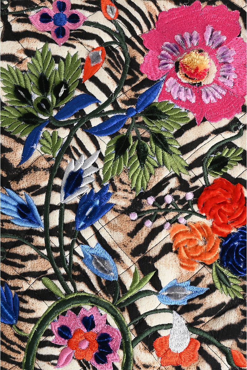 Tiger Lily Tote W/Make up Pouch