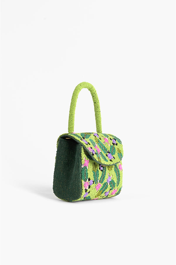 Asian Floral Embellished Bag