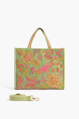 Forest bloom Embellished Bag