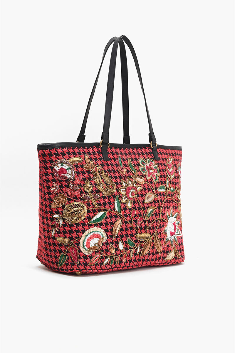 Winter Floral Tote