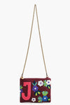 I Floral Crossbody Bag