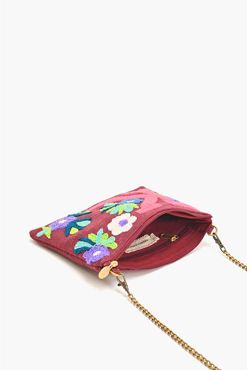 K Floral Crossbody Bag