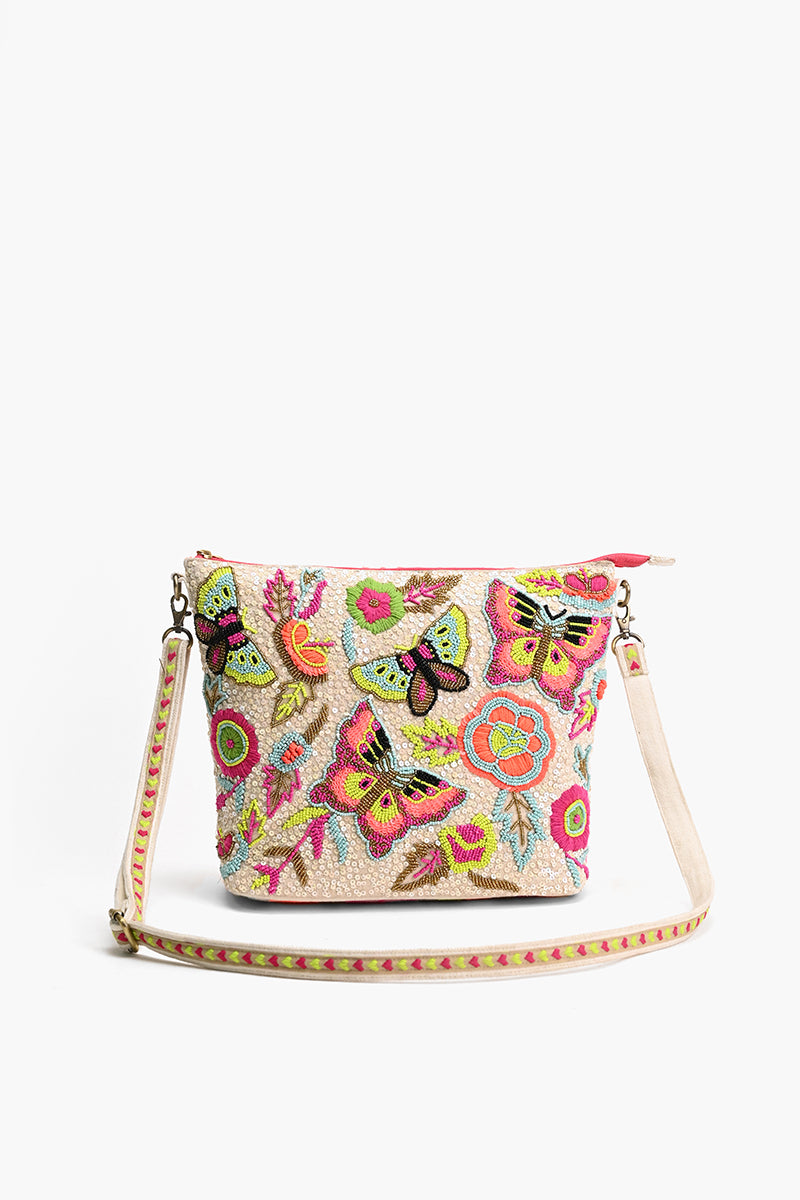 Kaleidoscope Pattern Print Crossbody bags