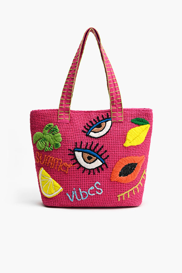 Pink Bliss Fruitful Charm tote