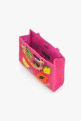 Pink Bliss Fruitful Charm Top Handle Tote