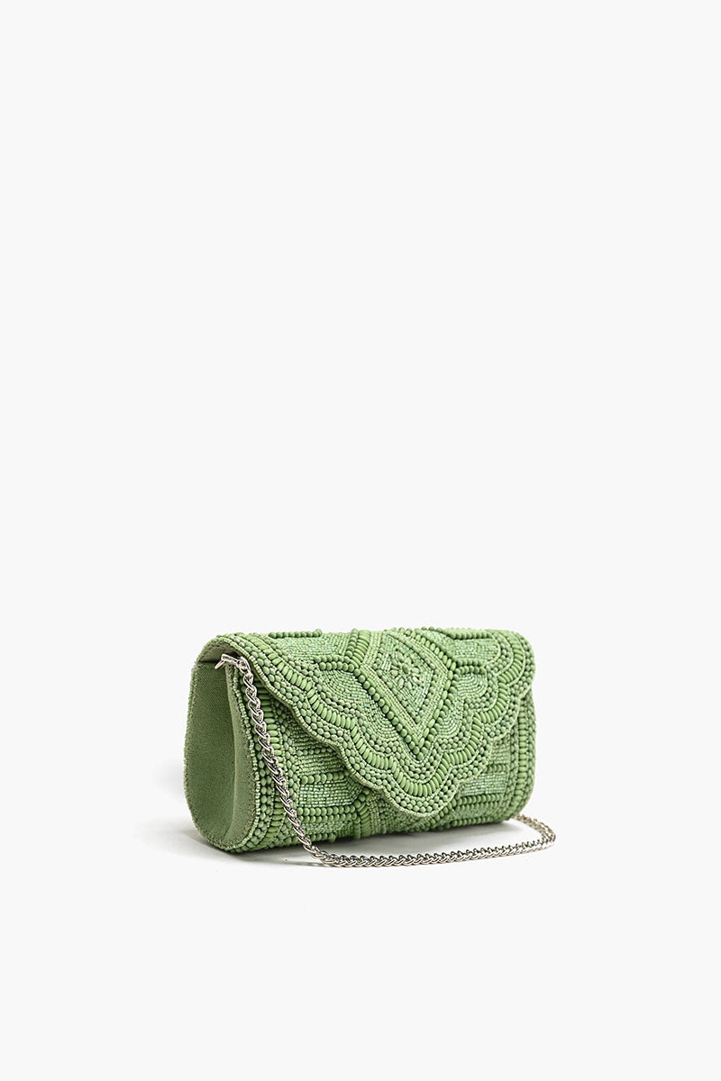 Enchanted Meadow Embellished Evening Clutch