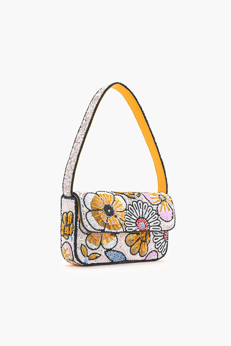 Daisy Daydream Embellished Shoulder Bag | America & Beyond
