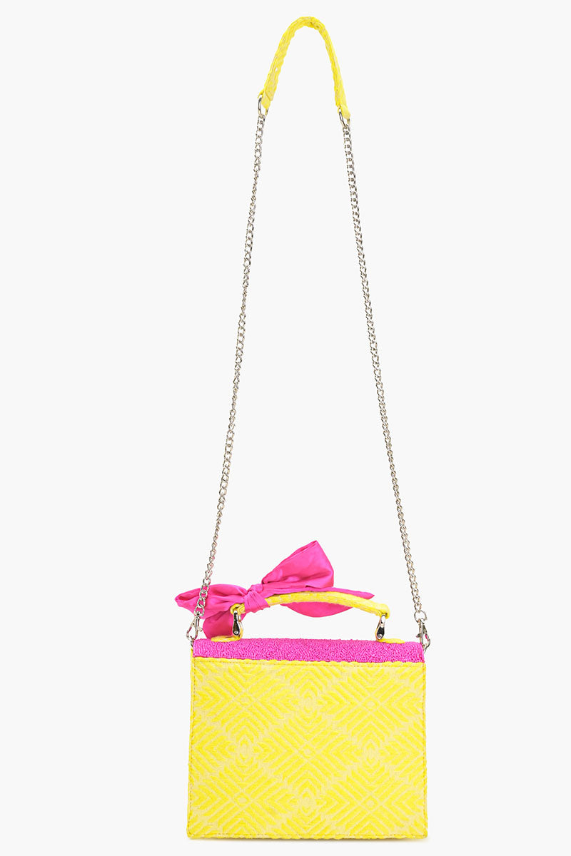 Amalfi Beaded Top Handle Bag | America & Beyond