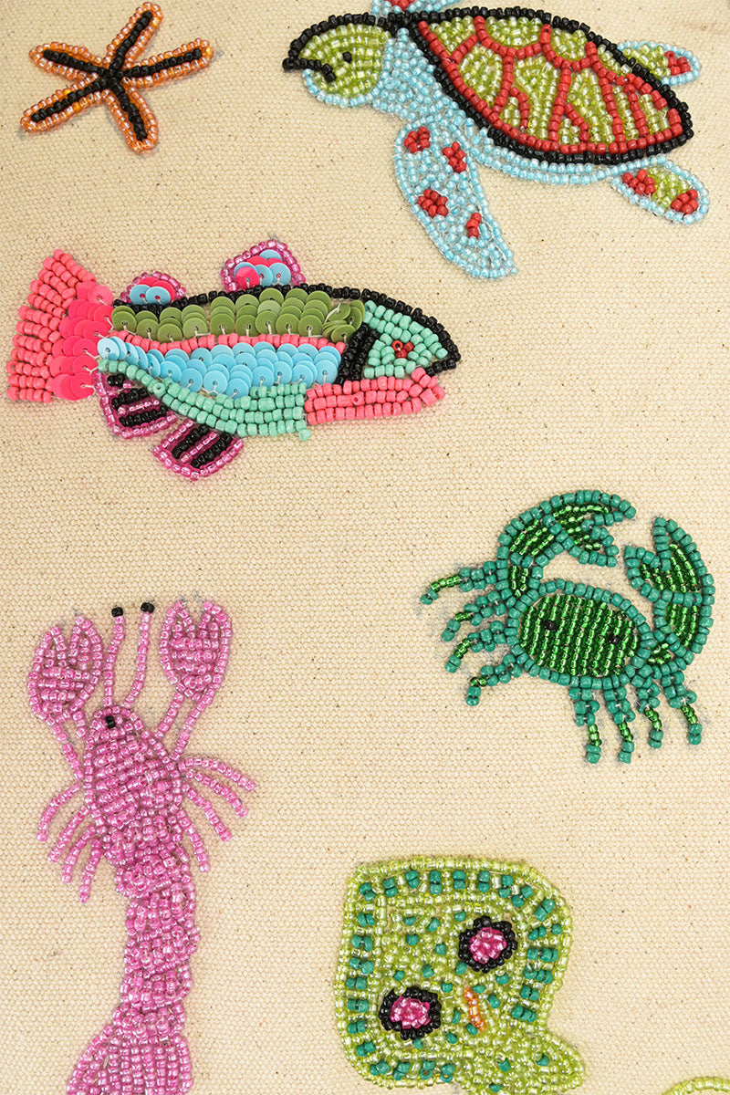 Underwater Tales Beaded Boat Bag | America & Beyond