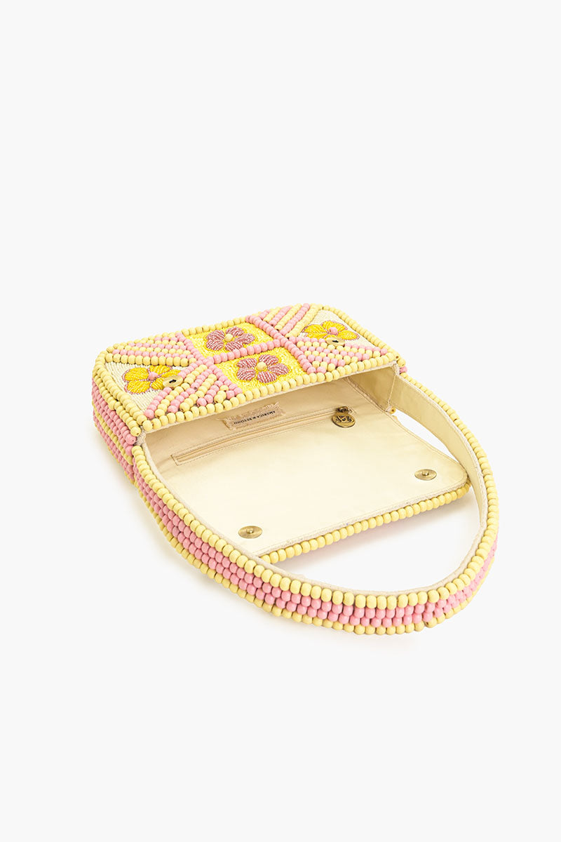 Butter Blossom Beaded Bag | America & Beyond
