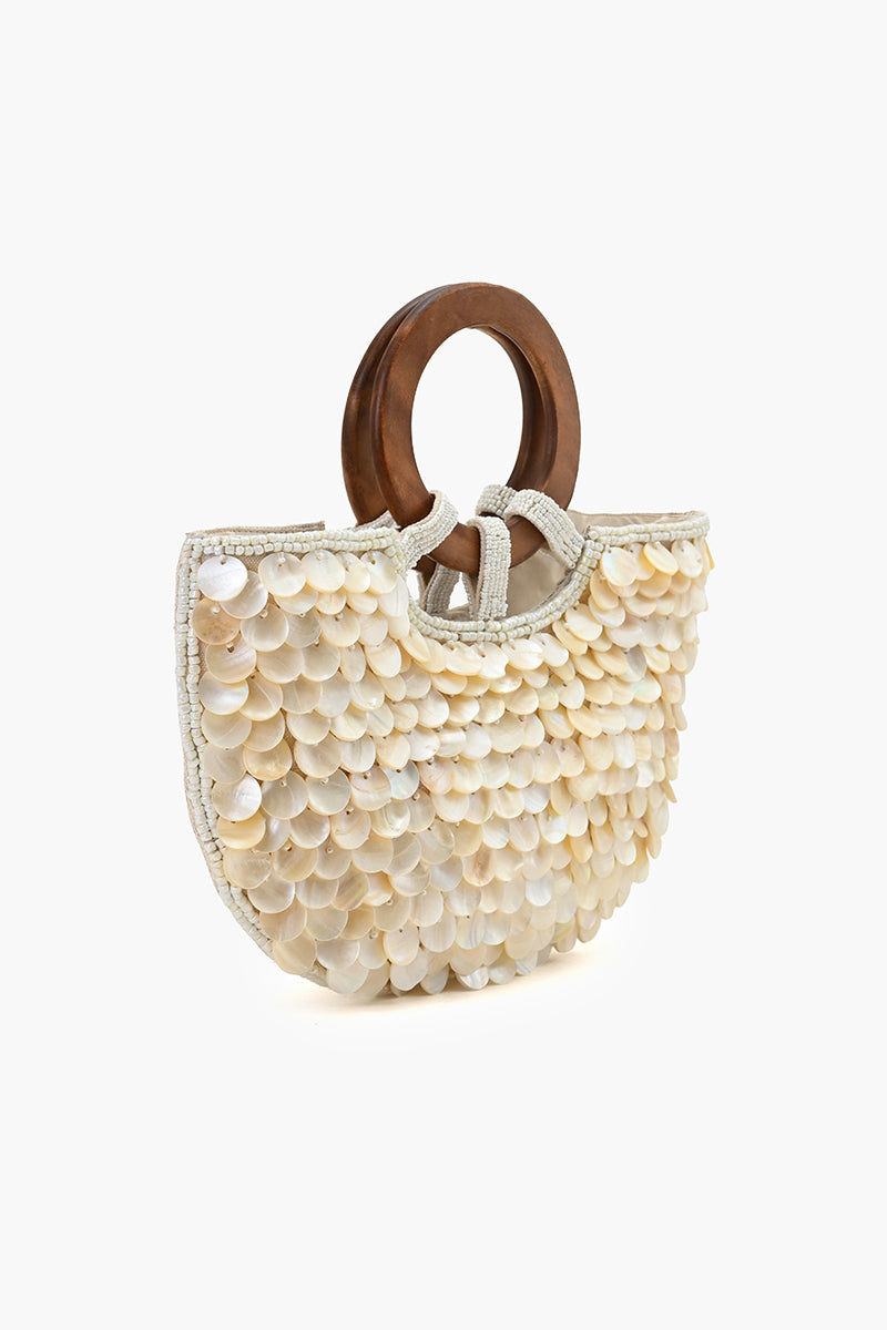 Mermaid Scale Top Handle Bag | View 3