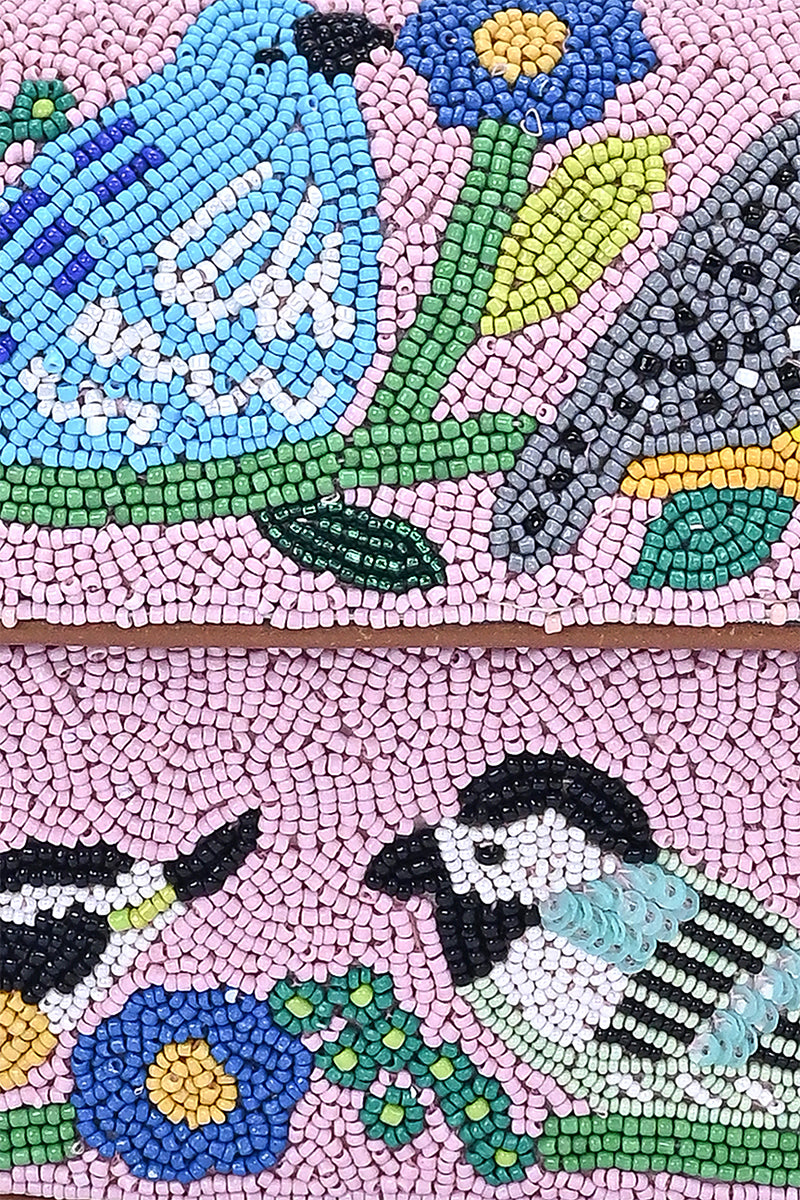 Floral Melody Embellished Shoulder Bag | View 3