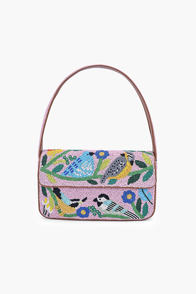 Floral Melody Embellished Shoulder Bag | view 1