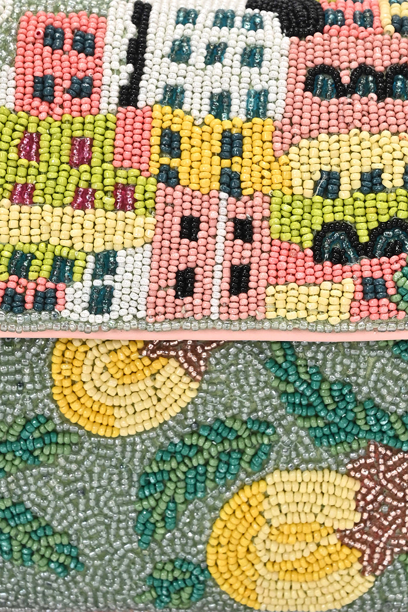 Amalfi Dreams Beaded Shoulder Bag
