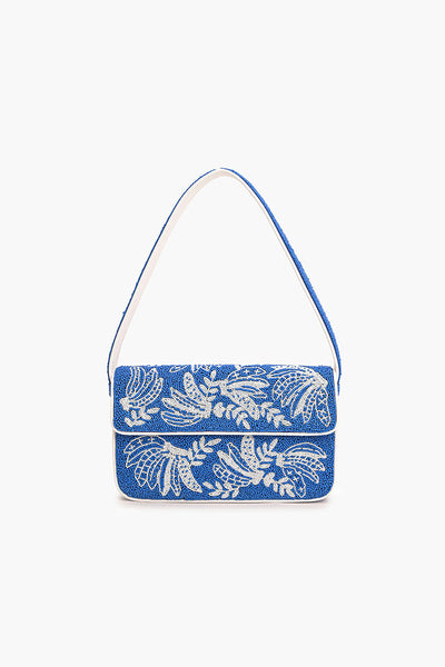 Blue-Nana Beaded Shoulder Bag | America & Beyond