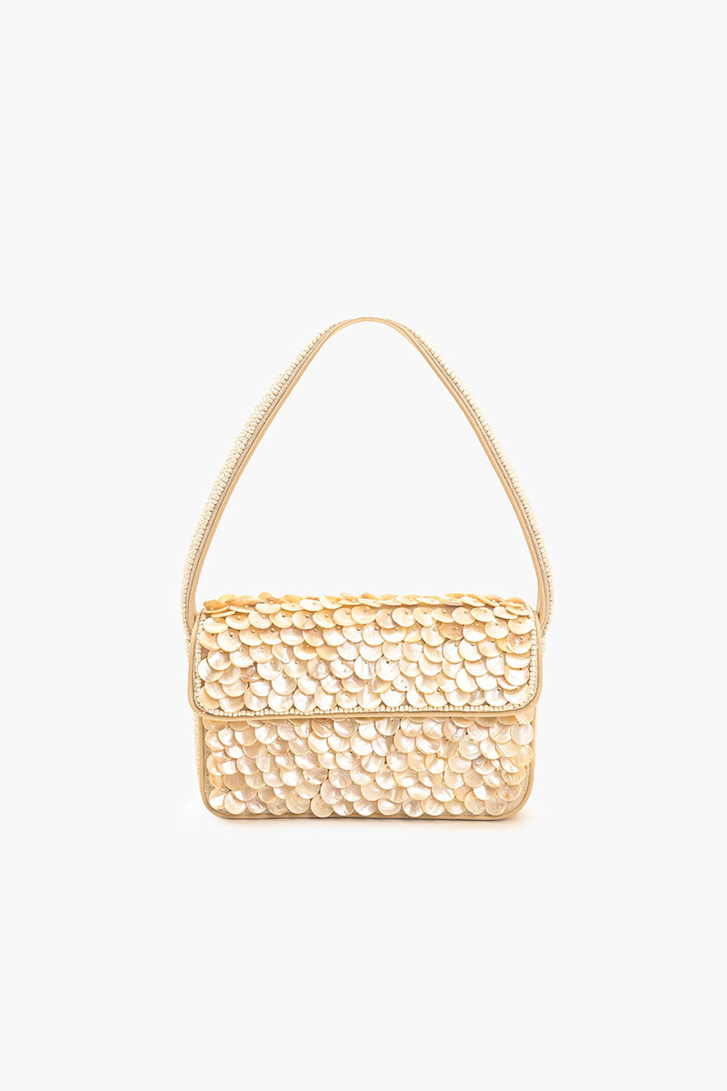Rainbow Shell Beaded Shoulder Bag | America & Beyond