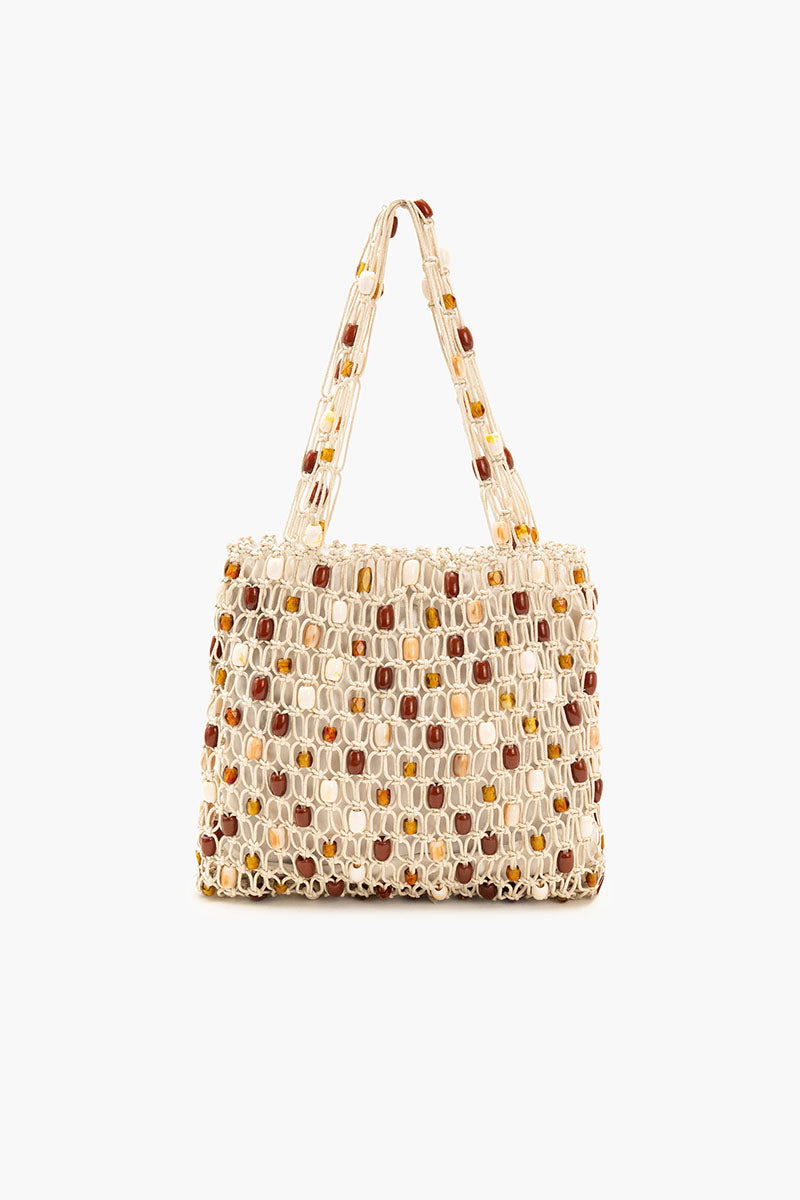 Crochet Beaded Market Tote | America & Beyond