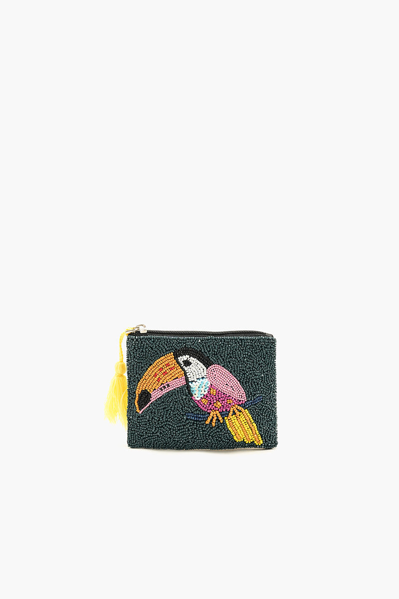 Nature Inspired Coin Pouch-Toucan