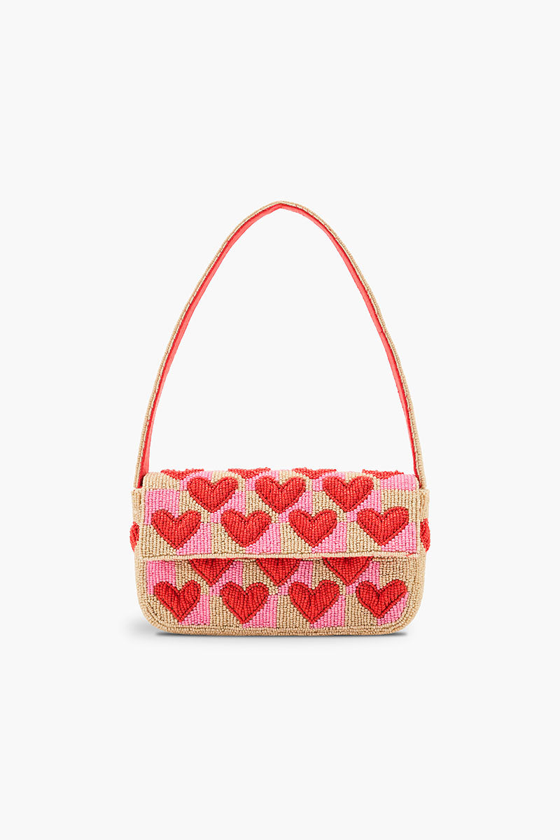 Amour Artisan Heart Beaded Shoulder Bag | view 2