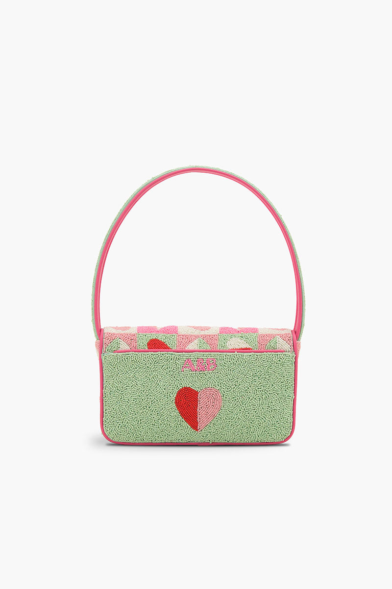 Sweetheart Hand-Beaded Romantic Shoulder Bag