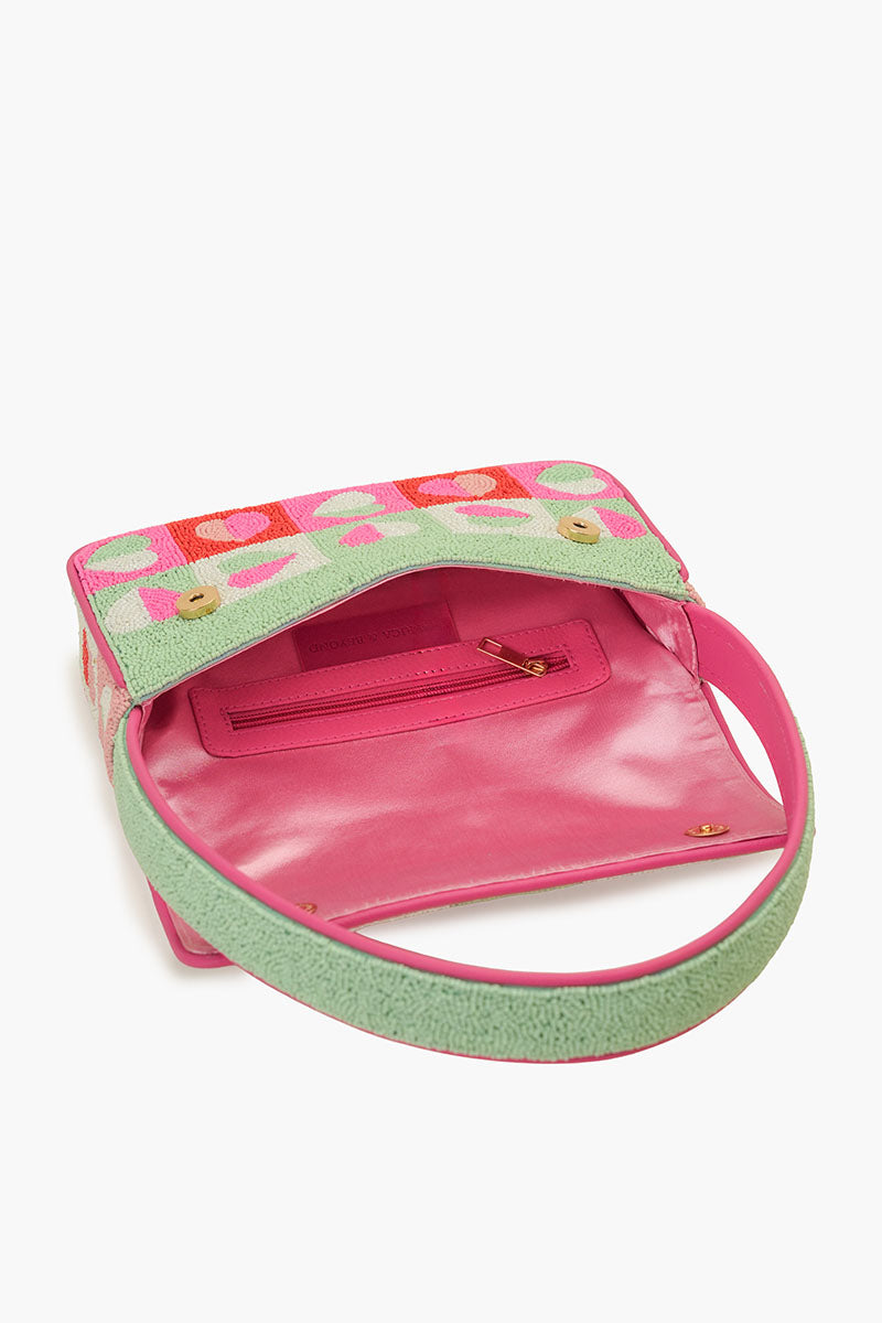 Sweetheart Hand-Beaded Romantic Shoulder Bag