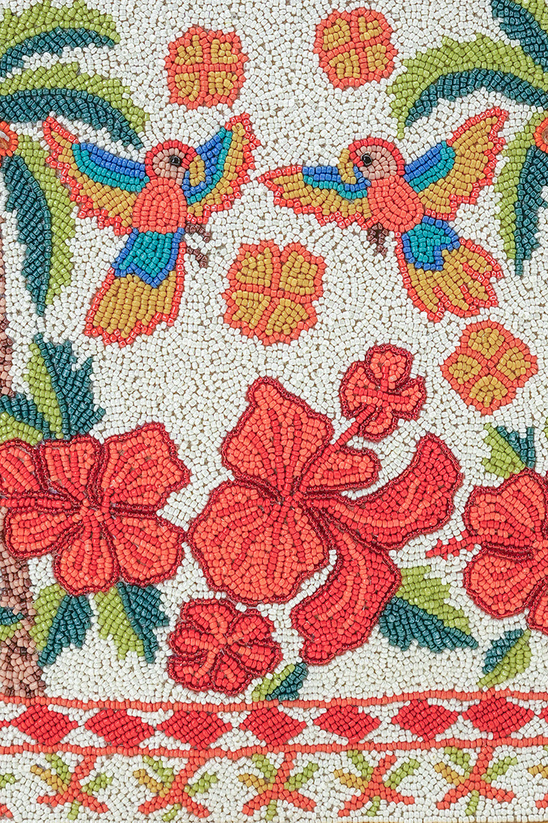 Rio Rhythm Vibrant Beaded Artisan Book Tote