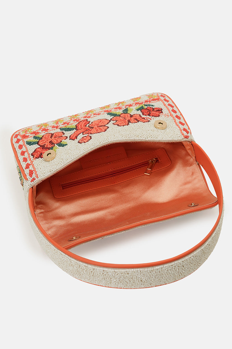 Rio Rhythm Vibrant Beaded Artisan Shoulder Bag