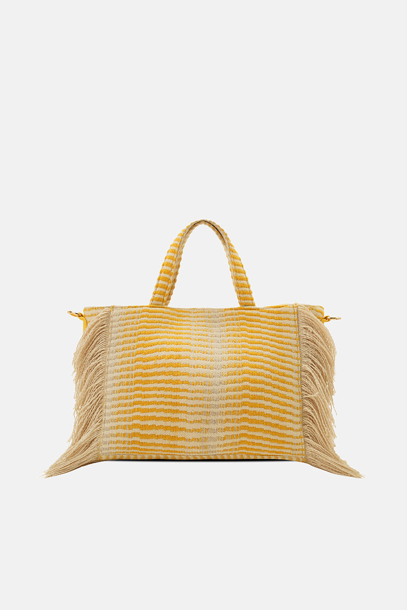 Rio Rhythm Vibrant Beaded Artisan Top Handle Bag