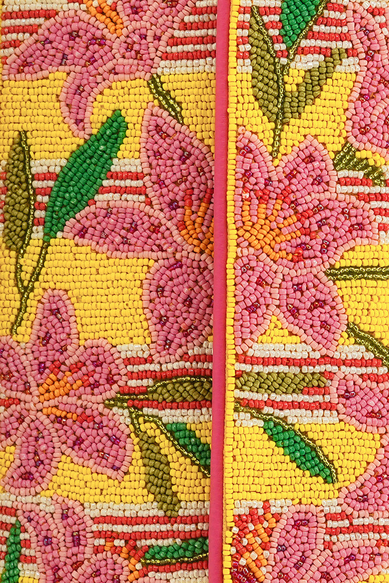 Lily Pond Artisan Beaded Feminine Beaded Shoulder Bag | View 3